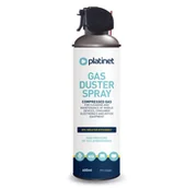 Środki i akcesoria czyszczące do komputerów - Platinet SPRĘŻONE POWIETRZE 600ML Z PISTOLETEM 5160G / AIR DUSTER WITH TRIGGER [45085] PFS5160G - miniaturka - grafika 1