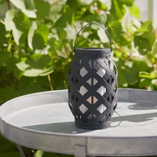 Best Season Latarnia LED Flame Lantern, czarna, wysokość 23 cm - Lampy ogrodowe - miniaturka - grafika 2