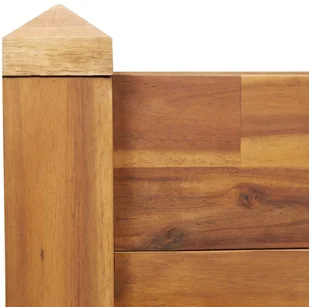 vidaXL Donica ogrodowa, 110x60x44 cm, lite drewno akacjowe - Donice - miniaturka - grafika 5