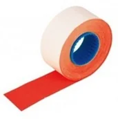 Cenówki - KW TRADE Taśma do metkownic 2-rzędowa prosta czerwona KW475-3 - miniaturka - grafika 1