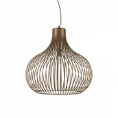 Lampy sufitowe - Ideal Lux Lampa sufitowa Onion SP1 D60 205311 nowoczesna oprawa sufitowa w kolorze brązowym 205311 - miniaturka - grafika 1