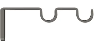 Mardom Karnisz Metalowy Podwójny Oslo 19 ef. stali nierdzewnej szerokość: 160cm - Karnisze - miniaturka - grafika 3