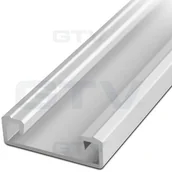 Akcesoria do oświetlenia - GTV PROFIL ALUMINIOWY LED NAKŁADANY GLAX SILVER 2m PA-GLAXNK-AL - miniaturka - grafika 1