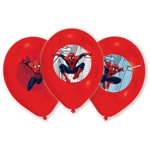 AMSCAN Spider-Man balony z kolorowym nadrukiem 6 szt - Kinder party - miniaturka - grafika 2