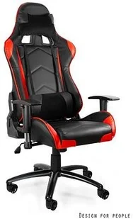 Unique Unique Dynamique V5 Fotel gamingowy czarny/czerwony Y-2689-4-2 - Fotele gamingowe - miniaturka - grafika 2
