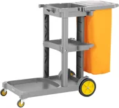 Wózki serwisowe - ulsonix Wózek do sprzątania - nieprzemakalna torba - pokrywa UNICLEAN 13 - 3 LATA GWARANCJI UNICLEAN 13 - miniaturka - grafika 1