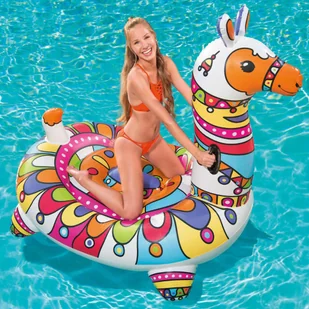 Bestway dmuchana lama z uchwytami 41136 - Materace dmuchane i koła do pływania - miniaturka - grafika 4