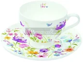 Filiżanki - Nuova R2S Easy life PORCELANOWE FILIŻANKI DO ESPRESSO - Polne Kwiaty (328 FLDC) - KOMPLET 2 Szt. - miniaturka - grafika 1