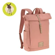 Torby i organizery dla mam - Lassig Green Label Plecak dla mam z akcesoriami Rolltop Backpack Cinnamon - miniaturka - grafika 1