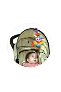 Yookidoo Yookidoo, zawieszka do wózka Muzyczny Samolot Krowa - Zawieszki dla dzieci i niemowląt - miniaturka - grafika 6