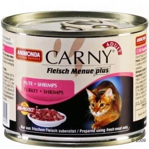 Animonda Cat Carny Adult smak: indyk i krewetki 200g puszka - Mokra karma dla kotów - miniaturka - grafika 4