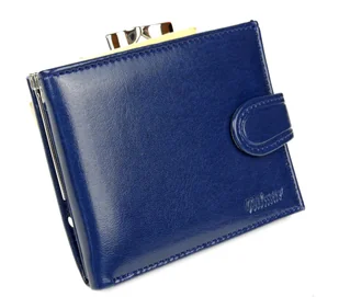 Wilmar (PL) Portfel Damski (PL) 10 cm Klamra Skóra Włoska WIL_P10 10 x 9 x 2 [cm] - Portfele - miniaturka - grafika 17