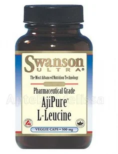 Swanson AjiPure L-Leucyna 500mg - (60 kap) - Witaminy i minerały dla sportowców - miniaturka - grafika 2