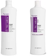 Zestawy kosmetyków damskich - Fanola Fanola Zestaw Fanola No Yellow Szampon do włosów blond 1000ml + Maska do włosów blond 1000ml - miniaturka - grafika 1