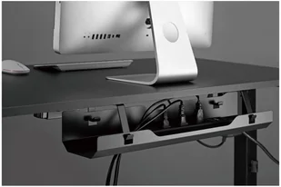 Fromm & Starck Maskownica do kabli pod biurko 600 x 135 x 108 mm czarna STAR_KM_03 - Maskownice do kabli - miniaturka - grafika 4