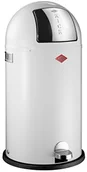 Kosze na śmieci - Wesco pojemnik na odpadki Kickboy, biały, pojemność: 40 l 177731-01 - miniaturka - grafika 1