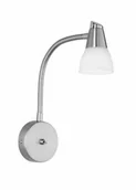 Lampy ścienne - Trio RL Hilton R8819-07 kinkiet lampa ścienna 1x28W G9 nikiel mat / biały - miniaturka - grafika 1