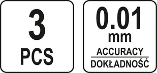 Yato ZESTAW DO POMIARU BICIA TARCZ HAMULCOWYCH - Narzędzia warsztatowe - miniaturka - grafika 5