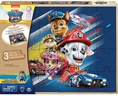 Puzzle - Spin Master Games Spin Master Games 6028789 3 drewniane puzzle w drewnianym pudełku - motywy puzzli z PAW Patrolu: Film kinowy 6028789 - miniaturka - grafika 1