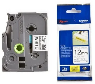 Brother Taśma laminowana TZ-S231 12mm czarny nadruk/białe tło TZ-S231 - Etykiety do drukarek - miniaturka - grafika 6