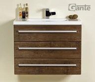 Szafki łazienkowe - Gante Szafka wisząca z umywalką 80/39/3 seria FOKUS AD FKS-AD-U80/39/3 + 800 - miniaturka - grafika 1