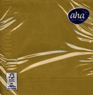 AHA Serwetka kolor zł/sr a`20 - Folia, papier śniadaniowy, serwetki - miniaturka - grafika 4