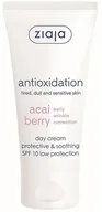 Kremy do twarzy - Ziaja Kojący krem na dzień SPF 10 Acai Berry Protective & Soothing Day Cream) 50 ml - miniaturka - grafika 1