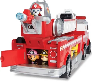 Spin Master Spin Psi Patrol Wielki Wóz Strażacki Ultimate Fire Truck światło i dźwięk 6043989 - Figurki dla dzieci - miniaturka - grafika 11