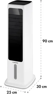 Klarstein Klarstein Skytower 360° Smart, klimatyzer, schładzacz powietrza, 60W, 450 m/h, 6 litrów, przenośny ACO4-Skytower360°Smt - Klimatory - miniaturka - grafika 2