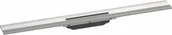 Odpływy liniowe - HANSGROHE 56051800 RainDrain Flex Element zewnętrzny odpływu 80 cm z możliwością przycięcia i do montażu przy ścianie stal szlachetna szczotkowana - miniaturka - grafika 1