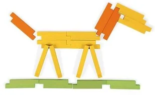 Janod Drewniane klocki konstrukcyjne 60 elementów 4+, solution-bc-7184-0 - Zabawki kreatywne - miniaturka - grafika 2