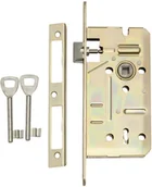 Zamki i wkładki - LOB Zamek zastawkowy na klucz 72 / 50 ocynkowany - miniaturka - grafika 1