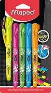 Zakreślacze - Maped m734027  tekstu marker na przybory do pisania Fluo Peps, 5 sztuki 734027 - miniaturka - grafika 1