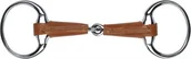 Akcesoria jeździeckie - Feeling Wędzidło oliwka skórzane 23mm - Feeling 601300 - miniaturka - grafika 1