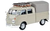 Kolekcjonerskie modele pojazdów - MOTORMAX Volkswagen T1 Pick Up with Roof Rack and Cover (dunkelbeige) GXP-573655 - miniaturka - grafika 1