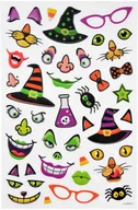 Halloween - Arpex Naklejki na Halloween Czarownica HA8328/2 - miniaturka - grafika 1