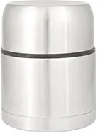 Termosy - INOXPRAN Home Tür podgrzewacze jedzenia, LT 0,40, ze stali nierdzewnej, szary, 12 x 12 x 15 cm 8009753100878 - miniaturka - grafika 1