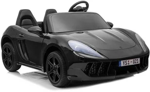 LEAN CARS Auto na akumulator YSA021A Czarny Lakierowany 6430 - Pojazdy elektryczne dla dzieci - miniaturka - grafika 2