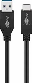 Kable USB - Goobay 41074 Sync & Charge Super Speed+ USB-C 3.0 Gen 2 kabel do ładowania i synchronizacji, 10 Gbit/s, 3 A, 1 m G4.83.GOB.1.8E - miniaturka - grafika 1