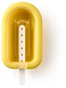 Akcesoria do lodu - Lékué 3400223 V30u150 lodu forma XL można układać w stos, silikon, żółty, 16.5 x 7.5 x 2.6 cm 3400223V30U150 - miniaturka - grafika 1