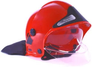 Klein Hełm strażacki z opuszczaną szybką czerwony MSA 8901 - Stroje karnawałowe - miniaturka - grafika 6