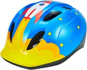 Kaski rowerowe - MET Buddy Kask rowerowy Dzieci, blue rocket 46-53cm 2021 Kaski dla dzieci 57000104 - miniaturka - grafika 1