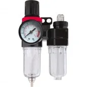 Akcesoria pneumatyczne - Proline Reduktor z manometrem filtrem i naolejaczem 1/4" 66387 PX66387 - miniaturka - grafika 1
