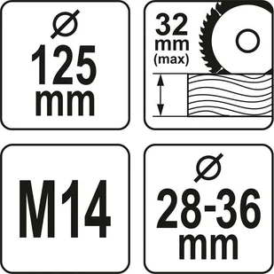 YATO OSŁONA PRZECIWPYŁOWA UCHYLNA 125MM - Akcesoria do elektronarzędzi - miniaturka - grafika 4