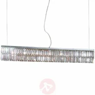Lampy sufitowe - Kolarz Kryształowa lampa wisząca PRISMA w kolorze chromu - miniaturka - grafika 1