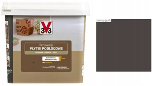 V33 Farba renowacyjna Płytki Podłogowe 0 75 l ciemny grafit - Farby do metalu - miniaturka - grafika 4