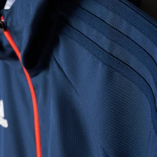 Adidas BLUZA REPREZENTACYJNA TIRO 17 granatowo-pomarańczowa JR - Piłka nożna - miniaturka - grafika 4