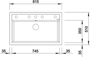 Blanco DALAGO 8-F BIAŁY 516644 - Zlewozmywaki - miniaturka - grafika 3