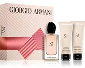 Zestawy perfum damskich - Armani S zestaw upominkowy l woda perfumowana 100 ml + mleczko do ciała 75 ml + żel pod prysznic 75 ml - miniaturka - grafika 1