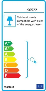 Endon Industrialna LAMPKA stołowa NOVA 90522 Endon metalowa LAMPA półokrągła na biurko antyczny mosiądz 90522 - Lampy stojące - miniaturka - grafika 2